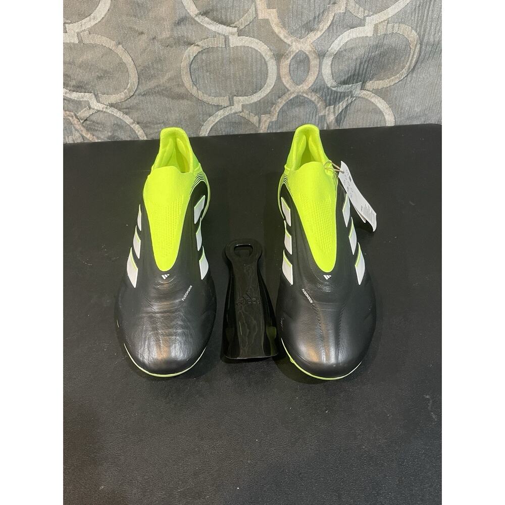 NEW Men’s 9.5 Adidas Copa Pure III Elite FG Black Geen